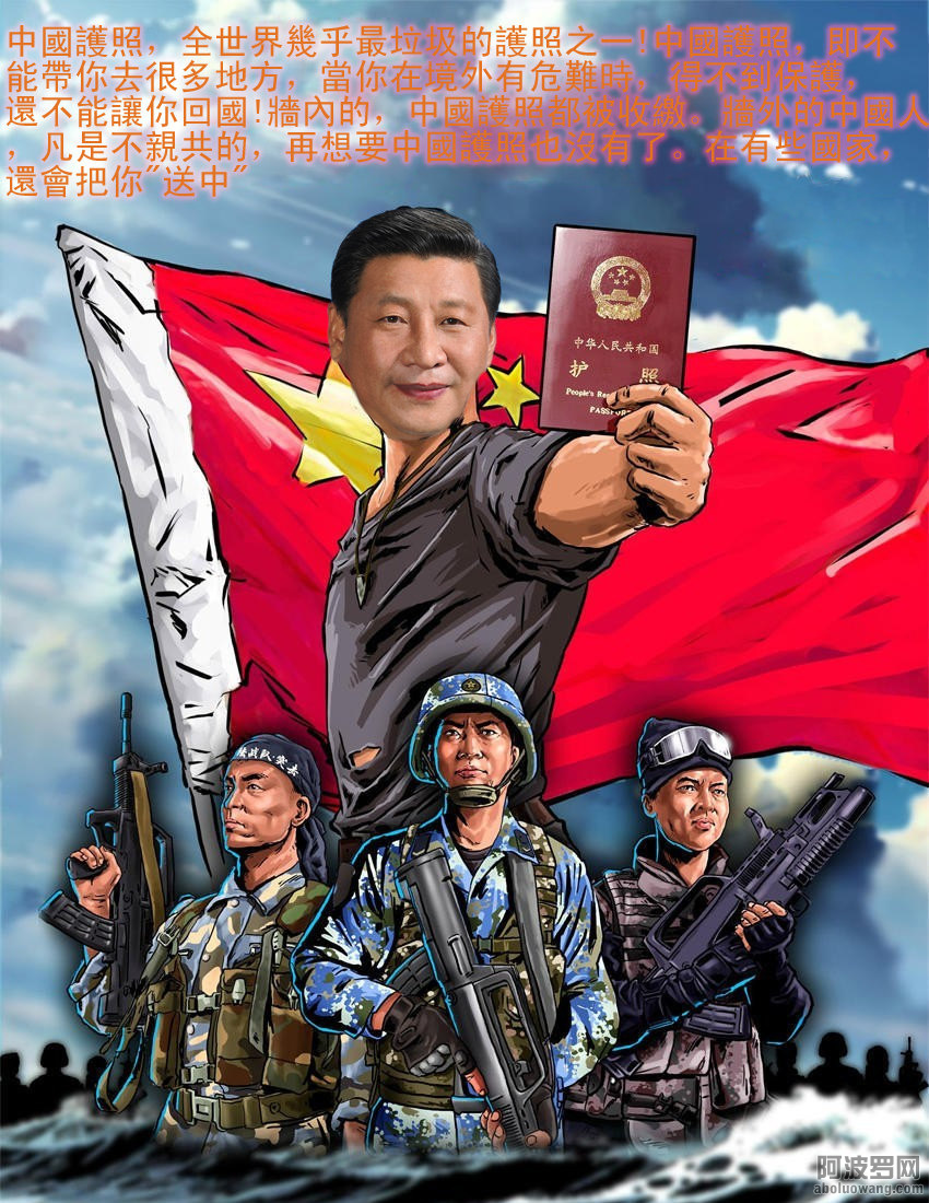 中国护照 垃圾护照 习近平代言中国护照.jpg